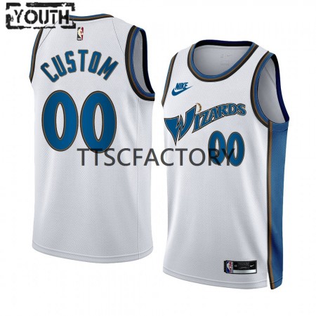 Dres Washington Wizards Prilagođeni Nike 2022-23 Classic Edition Bijela Swingman - Dječji